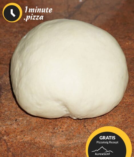 Pizzateig Rezept | 1minute.pizza Entwicklung | Schritt für Schritt Anleitung (Download)